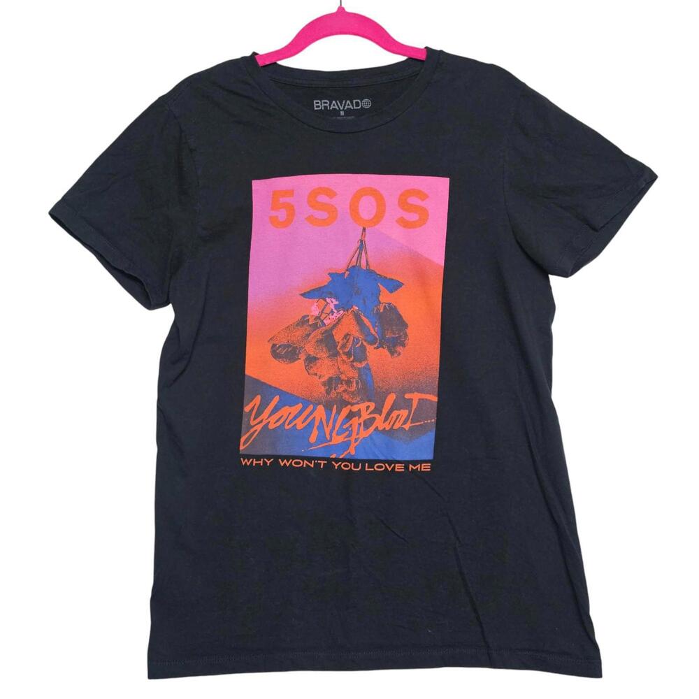 5 SOS Young Blood "Why Won't You Love Me" T shirt Tee‎ OFFICIAL Bravad - M